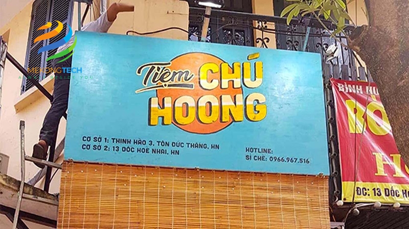 Nhận làm bảng hiệu retro theo yêu cầu tận nơi